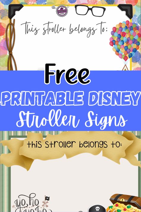 This Stroller Belongs To Disney, Disney Scooter Signs, Disneyland Stroller Sign, Disney World Stroller Sign, Stroller Signs For Disney, Disney Stroller Sign Free Printable, Stroller Signs For Disney World, Diy Disney Stroller Sign, Disney Stroller Tags Printable Free