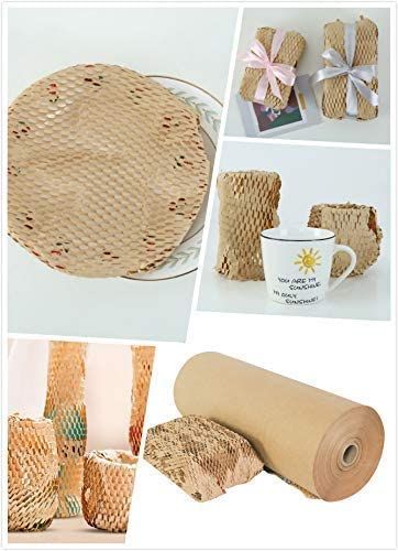 Packaging Paper Cushioning Kraft Wrap Honeycomb Wrap Roll Bubble Alternative Shipping Moving Supply Gift wrapping (15"x164') : Office Products Honeycomb Wrap Packaging, Beeswax Wraps Packaging, 100 Recycled Kraft Wrapping Paper Roll Floral Boanical, Bedroom Moodboard, Beeswax Wrap, Bubble Wrap Packaging, Bubble Paper, Beeswax Food Wrap, Moving Supplies