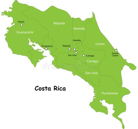 Vector Costa Rica map. Costa Rica map designed in illustration with 7 provinces , #AD, #designed, #illustration, #provinces, #map, #Vector #ad Nicaragua Map, Cities Illustration, Costa Rica Map, Map Illustration, Puntarenas, Map Vector, Sport Motivation, Map Design, Sports Activities