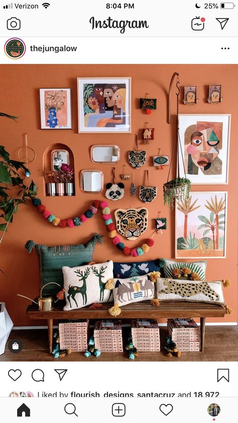 Jungalow Decor, The Jungalow, Boho Inspo, Maximalist Interior, Justina Blakeney, Christmas Apartment, Behr Paint, Business Space, I Am Grateful