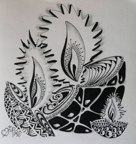 Christmas Tangles, Candle Doodle, Christmas Zentangle, Zentangle Christmas, Zantangle Art, Pen Doodles, Christmas Drawings, Zen Tangle, Tangle Pattern