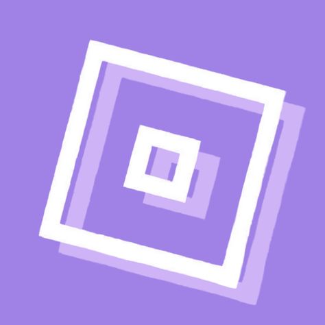 Roblox App Icon Aesthetic Purple, Purple Roblox Icon, Purple Roblox Logo, Roblox App Icon, Roblox Icon, App Photos, Preppy Purple, Kawaii Purple, Mobile App Icon