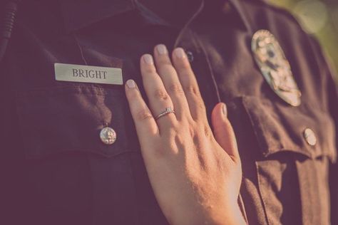 Police Engagement Photos, Police Officer Wedding, Police Wedding, Line Photo, From Miss To Mrs, Fabulous Wedding, Photographs Ideas, Engagement Announcement, Wedding Engagement Photos