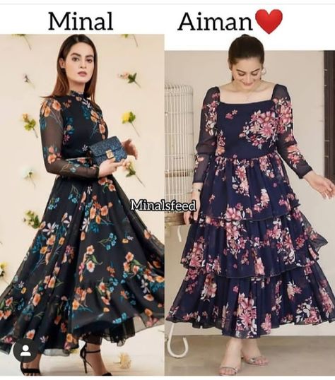 Long Frocks Pakistani, Frocks Pakistani, Creative Dresses, Organza Frocks, Dp Girl, Gown Designs, Minal Khan, Maxi Design, Iqbal Poetry