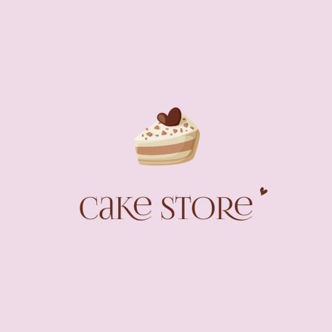 Cheesecake Logo, Typography Design Layout, Cake Logo, Business Packaging, Small Business Packaging, Cake Online, Online Logo, Food Illustration, Food Illustrations