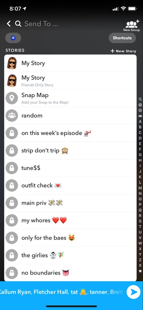 Vsco Names For Accounts, Snapchat Names For Friends List, Funny Private Story Names Snapchat Ideas, Snap Private Story Names, Snapchat Story Names, Good Snapchat Names, Funny Instagram Names, Snapchat Names List, Snap Names