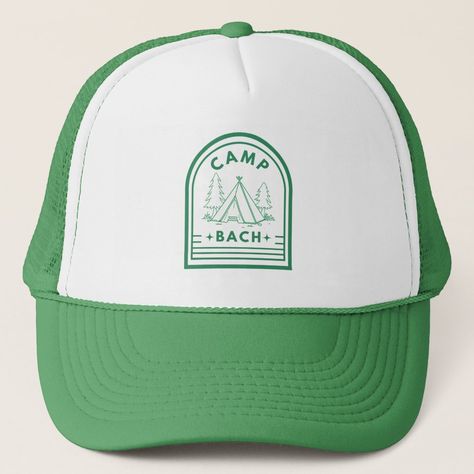 Camp Bachelorette Trucker Hat Camp Trucker Hat, Trucker Hats Bachelorette, Bach Idea, Summer Camp Bachelorette Party, Summer Camp Bachelorette, Bachelorette Party Hats, Camp Bachelorette Party, Camp Bach, Bachelorette Hats