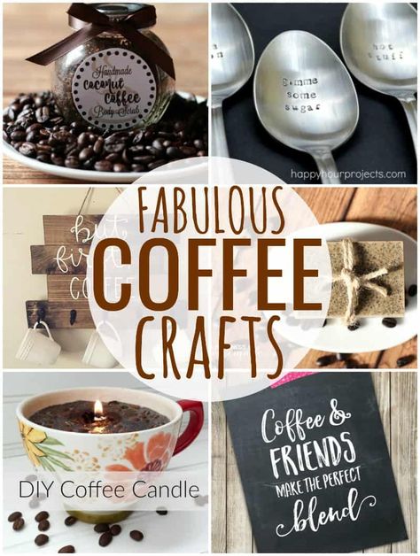 Take Five – 5 Fabulous Coffee Crafts Condensed Milk Coffee, Coffee Cup Crafts, Mcdonalds Coffee, Coffee Infographic, Coffee Meme, Coffee Tattoos, Coffee Tree, Coconut Coffee, Coffee Drawing