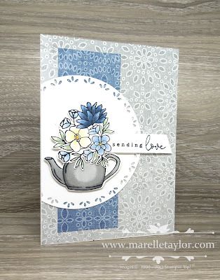 Country Flowers Stampin Up Stamps, Country Flowers, Stampin Up Flower Cards, Su Country Woods Dsp, Flower Cart Stampinup, Country Woods Stampin Up Cards, Stampin Up Country Woods, Stampin Up Country Lace, Stampin Up 2024-2025 Catalog