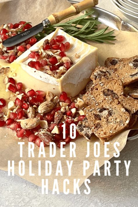 Trader Joes Appetizers, Trader Joes Recipes Healthy, Trader Joes Snacks, Brunch Appetizers, Brie Appetizer, Throwing A Party, No Cook Appetizers, Appetizer Meatballs, Trader Joes Recipes