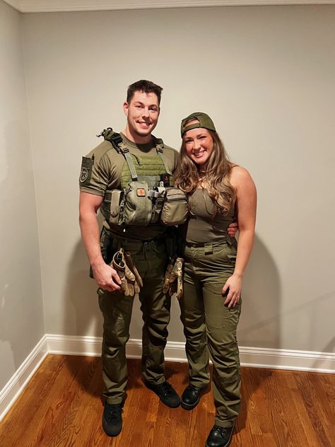 Couple Halloween Costume, GI Joe Costume, GI Jane Costume, G.I. Joe, Couples Halloween Costume, Military costume, tactical uniform, Kim Possible, army halloween costume Gi Jane Halloween Costume, Gi Jane Costume, Military Halloween Costumes, Gi Joe Costume, Army Barbie, Jane Costume, Army Halloween, Army Halloween Costumes, Military Costume