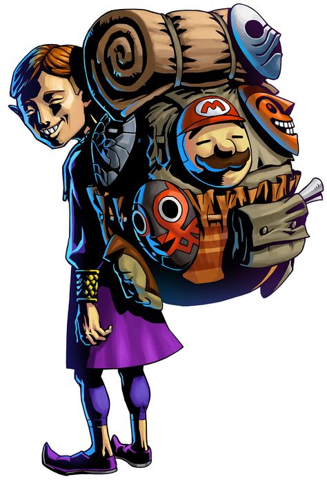 Happy Mask Salesman Happy Mask Salesman, Majoras Mask Art, Happy Mask, Legend Of Zelda Majora's Mask, 3d Art Gallery, Zelda Tattoo, Majoras Mask, Nintendo Art, Zelda Art