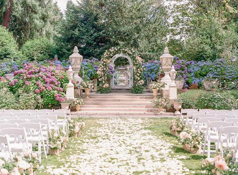 Read More: https://www.stylemepretty.com/2019/09/19/the-floral-adorned-garden-wedding-of-our-dreams/ Dream Garden Wedding, Cottage Core Wedding, Garden Wedding Ceremony, Cottagecore Wedding, Enchanted Garden Wedding, Cottage Wedding, Garden Weddings Ceremony, Garden Venue, Garden Wedding Venue