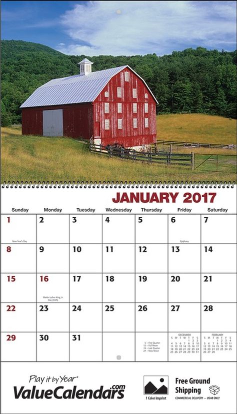 2017 American Agriculture  Calendar | Personalized Spiral Agricultural Appointment Calendars, 2017 Agriculture Calendar |  Custom Personalized Spiral Bound; Drop Ad Imprint Logo Calendars, agricultural calendar, wall calendar, 2017 appointment calendar, farm themed calendar, farming calendar, cow calendar, barn calendar, rustic calendar, business logo calendar, advertising calendar, promotional wall calendar, farm life, farming, agriculture, promotional products, red barn, rustic, rustic barn Calendar Themes, Promotional Calendar, Farm Scenes, Appointment Calendar, Calendar Wall, Calendar 2017, Old Farmers Almanac, Garden Calendar, Wall Calendars