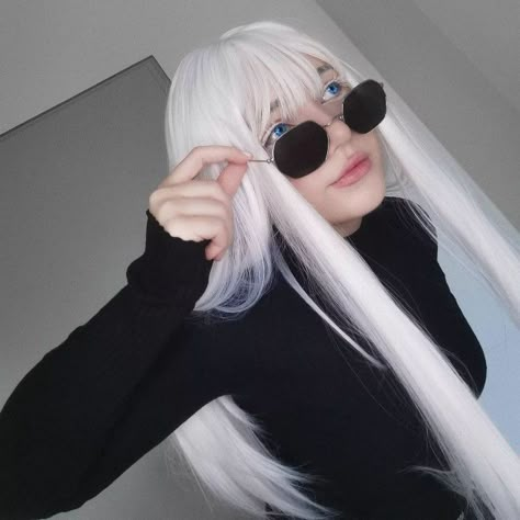 Female Gojo Satoru Cosplay, Female Choso Cosplay, Gojo Cosplay Girl, Fem Gojo Cosplay, Choso Cosplay Fem, Female Gojo Cosplay, Fem Gojo Satoru, Female Cosplay Anime, Female Cosplay Ideas