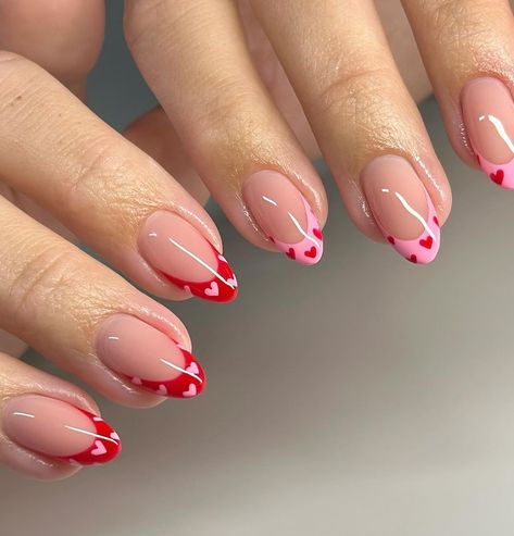 Vday Nails, Nails Yellow, Ideas Uñas, February Nails, Nail Designs Valentines, Valentine Nails, Cute Gel Nails, Heart Nails, Fire Nails