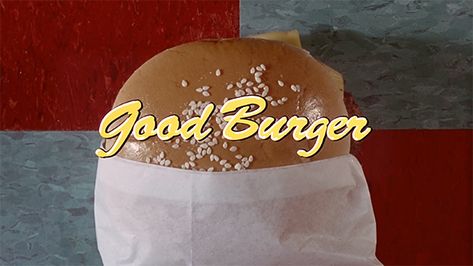 Good Burger Welcome To Good Burger, Cheese Quesadilla, Bacon Sausage, Burger Restaurant, Cereal Bars, Apple Salad, Burger Recipe, Title Sequence, Best Movies