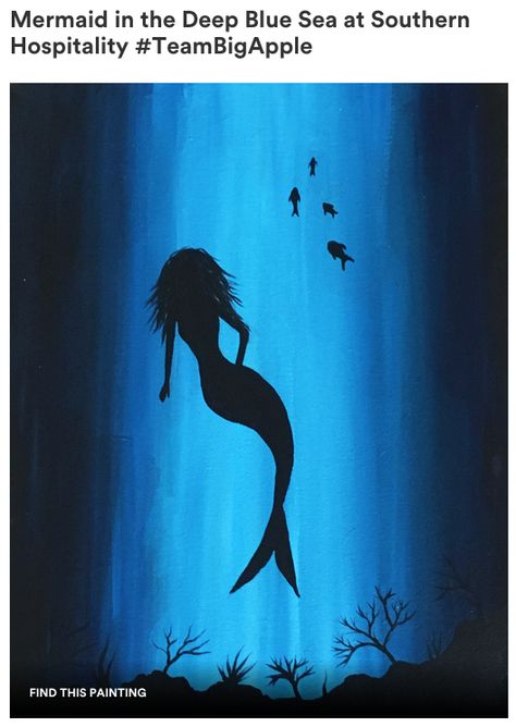 Easy Mermaid Painting, Mermaid Painting Easy, Mermaid Painting Ideas, Mermaid Paintings Acrylic, Mermaid Painting, Moon Painting, Painting And Drawing, Diy Clay Crafts, Mini Paintings