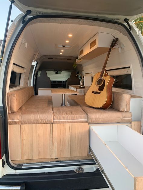 Toyota Hiace Van Conversion, Toyota Hiace Campervan Interior, Hiace Van Conversion, Van Fitout, Toyota Hiace Campervan, Small Camper Interior, Toyota Hiace Van, Hiace Van, Van Project