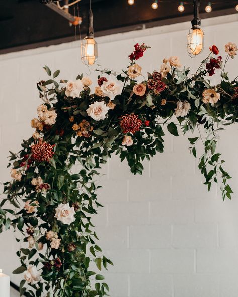 Floral Arbor, Fall Wedding Arches, Floral Arches, Wedding Arbour, Arch Flowers, Flower Installation, Greenery Garland, Fall Wedding Flowers, Ceremony Arch