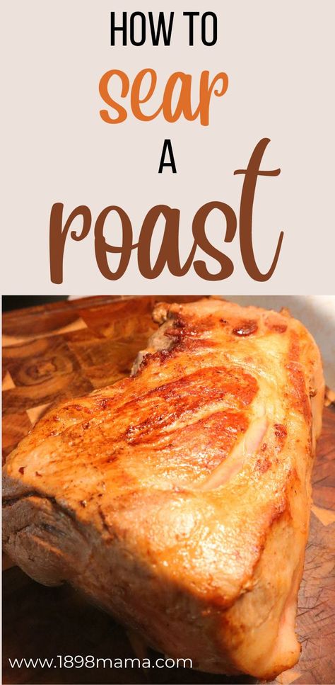 Roast Prime Rib, Canned Peach Cobbler Recipe, Dutch Oven Pot Roast, Cooking Pork Roast, Chuck Roast Recipes, Ribeye Roast, Searing Meat, Grilled Roast, Shoulder Roast