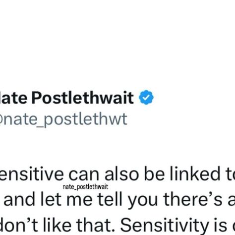 Nate Postlethwait, Toxic Behavior, Being Sensitive, I Am Capable, In Denial, Face To Face, Highly Sensitive, Be Honest, Then And Now