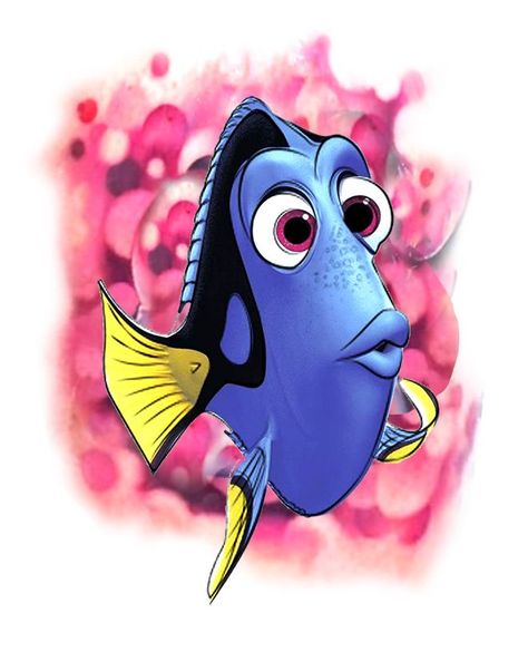 Nemo Tattoo Ideas, Dory Tattoo, Nemo Characters, 90s Tattoos, 50 Tattoo, Tattoo Disney, Cartoon Tattoo, Walt Disney Characters, Cartoon Character Tattoos