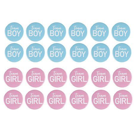 Gender Reveal Pins, Baby Gender Reveal Party Decorations, Unicorn Birthday Party Decorations, Badge Accessories, Confetti Gender Reveal, Gender Reveal Party Supplies, Gender Reveal Party Theme, Boy Gender Reveal