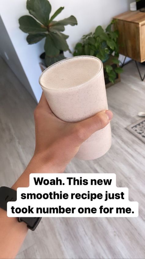 My Healthy Strawberry Smoothie Recipe 😋 [High Protein, Low Sugar] Autumn Bates, Healthy Strawberry Smoothie, Vanilla Protein Smoothie, Strawberry Smoothie Healthy, Low Sugar Smoothies, Strawberry Smoothie Recipe, Smoothie Recipes Strawberry, High Protein Smoothies, Sugar Free Pudding