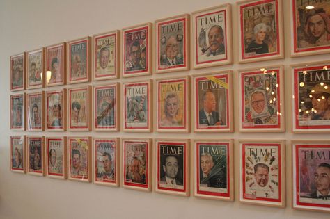 Framed Magazine covers Car Showroom Interior, Apartment Shopping, Magazine Display, Dallas Apartment, Magazine Wall, Park Slope Brooklyn, Nail Salon And Spa, Live House, Brooklyn Brownstone