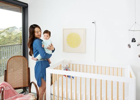 The Nanit Pro Smart Baby Monitor Arrives in Australia Baby Safety Hacks, Luxury Lifestyle Couple, Smart Baby, Nursery Trends, Being Productive, Family Dining Rooms, Sleep Deprived, Nursery Modern, Nursery Organization