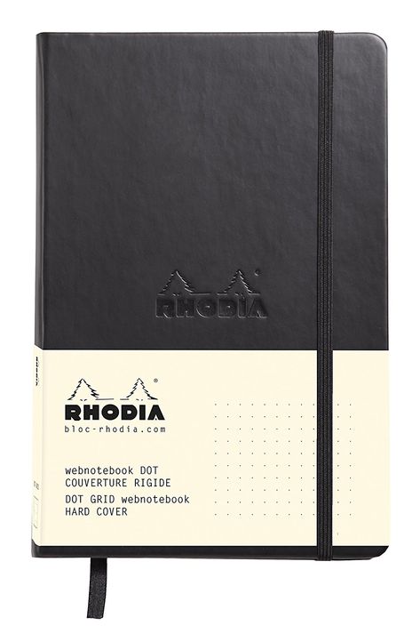 Rhodia Webnotebook, A5, Dot - Black: Amazon.co.uk: Office Products Rhodia Notebook, Dotted Bullet Journal, Liquid Paper, Cool Stencils, Bullet Journal How To Start A, Leather Bound Journal, Dot Grid Journal, Bullet Journal Notebook, Keeping A Journal