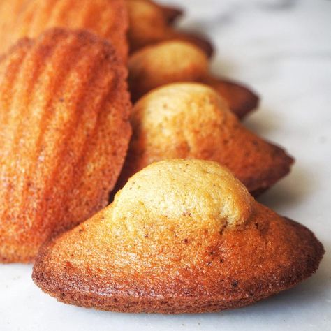 Découvre LA recette de madeleines au miel ultra fondantes et moelleuses 😋 + toutes les astuces pour avoir des madeleines avec une magnifique bosse 🐪✅ Biscuits Diététiques, Chef Recipes, Pastry Chef, Baked Potato, Cookies Et Biscuits, French Toast, Cake Recipes, Biscuits, Pastry