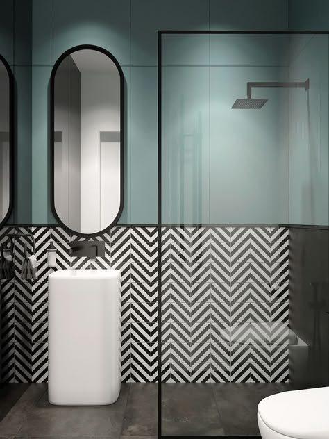 Bathroom decor ideas luxury modern -Bathroom vanity inspiration decor ideas Toilet Tiles Design, Modern Washroom Design, Luxury Modern Bathroom, Bathroom Interior Design Modern, Black Bathroom Decor, Luxury Bathroom Master Baths, Wc Design, Washroom Decor, Bathroom Design Layout