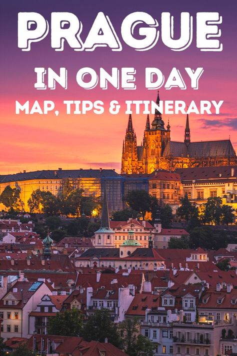 Get our Prague one day itinerary with map, things to do/see & recommends + Prague travel tips to help plan your trip to the Czech Republic's stunning capital. Prague Must See, Visiting Prague, Prague Aesthetic, Prague Itinerary, Travel Prague, Prague Photography, Prague Travel Guide, Prague Food, Things To Do In Prague