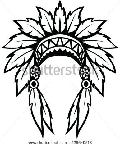 American Indian Art Drawing, American Indian Headdress, Native Drawings, Native American Drawing, Dream Catcher Tattoo Design, Native American Tattoos, Native Tattoos, Native American Headdress, Native American Patterns