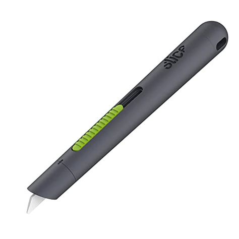 Amazon.com: Slice 10512 Pen Cutter, Auto-Retractable Ceramic Blade, Safety Knife, Stays Sharp up to 11x Longer Than Steel Blades : Office Products Slice Tool, Corrugated Packaging, Tool Blade, Kitchen Cutlery, Ceramic Boxes, Work Gear, Knife Art, Hardware Tools, Metal Pipe