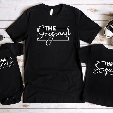 The Original The Sequel The Finale Shirts, Mommy And Me Shirts, Matching Mommy Girl Shirts, Mom And Daughter Tees, Gender Reveal Tees, Mom Gift 👉Click to buy from Etsy Shop :🛒 http://www.EpicFashionUs.etsy.com/listing/1448043486/the-original-the-sequel-the-finale 📌Store Link in Bio Welcome to EpicFashionUS! Its great to see you here! We prioritize one thing here and that is quality and customer satisfaction. 👉Our Tshirts are: -Made from 4.2-ounce cotton -All solid colors are 100% cotton... Mommy And Me Shirts, Girl Shirts, Mommy And Me Shirt, Mom And Daughter, Mommy And Me, Gender Reveal, Mom Gift, Shirts For Girls, Customer Satisfaction