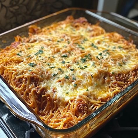 Million Dollar Spaghetti Casserole Introduction Are you looking for a hearty and delicious meal that your whole family will love? Look no further! The Million Dollar Spaghetti Casserole is a cheesy, creamy delight that combines all the best flavors of spaghetti in one easy-to-make dish. Perfect for busy weeknights or cozy weekends, this recipe is Million Dollar Casserole Recipes, Layered Spaghetti Casserole, Millionaire Spaghetti, Speggetti Recipes, Million Dollar Spaghetti Recipe, Million Dollar Spaghetti Casserole, Cheese Hashbrown Casserole, Pasta Casseroles, Creamy Corn Casserole