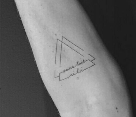 Sibling Triangle Tattoo, Lettering Tattoo Fonts, Fonts For Tattoos, Tattoos Fonts, Symbols Tattoo, Agnes Varda, Tattoo Symbols, Saved Tattoo, Elements Tattoo