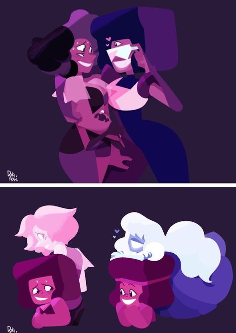 Aww :3 i ship it Garnet And Rhodonite, Garnet X Steven, Steven Universe Rhodonite Pearl And Ruby, Pearl X Garnet Fanart, Garnet Steven Universe Wedding, Steven Universe Garnet Fanart, Pearl And Garnet Fusion, Steven Universe Rhodonite, Garnet X Pearl