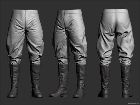 Boots Back View, Soviet Uniform, Zbrush Tutorial, Clothes Reference, Wrinkled Clothes, Digital Sculpting, Marvelous Designer, Action Poses, Drawing Clothes