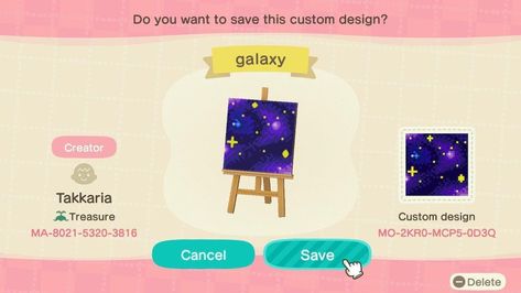 Acnh Star Design, Galaxy Path Acnh, Acnh Galaxy Paths, Acnh Starry Design, Acnh Spacecore Designs, Acnh Galaxy Design, Animal Crossing Stars Path, Acnh Celestial Design, Acnh Purple Design Codes