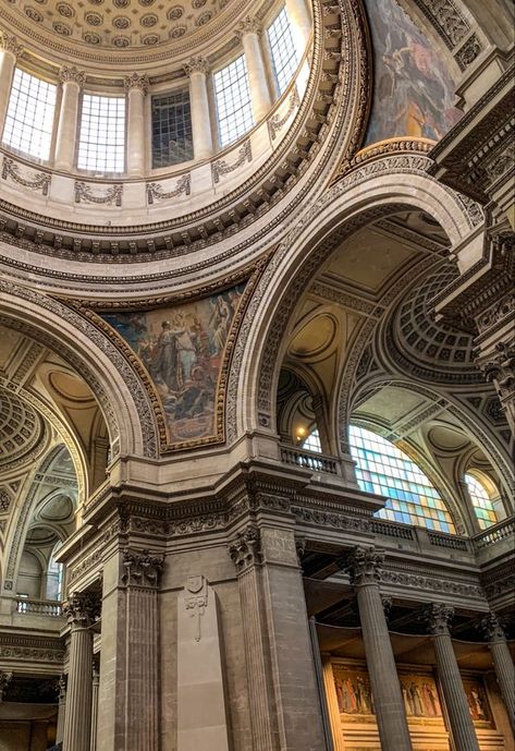 Roman History Aesthetic, Pantheon Paris Aesthetic, Classical Architecture Aesthetic, Paris Architecture Aesthetic, Roman Architecture House, Roman Architecture Aesthetic, French Architecture Aesthetic, Greek Architecture Aesthetic, Old French Architecture