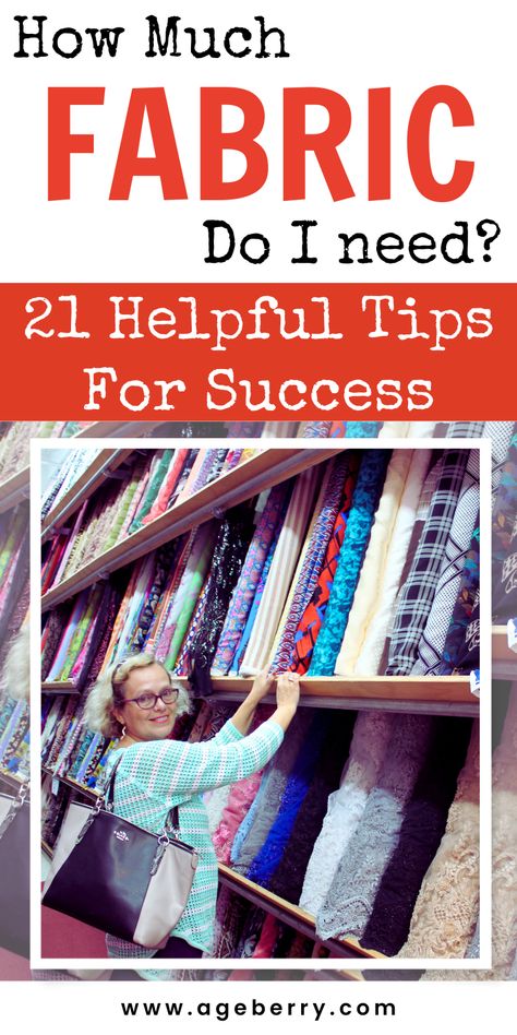 Unravel the mystery of fabric calculations with our comprehensive sewing tips titled "How Much Fabric Do I Need? 21 Helpful Tips For Success." In this sewing guide, we share invaluable insights and practical tips to help you determine the exact amount of fabric required for your sewing projects. Whether you're a beginner or an experienced sewist, our 21 tips will empower you to confidently plan your fabric purchases, ensuring no more guesswork or wastage. Curtains Sheer, Sewing Guide, Tips For Success, Sewing Tutorials Free, Sewing Leather, Easy Sewing Patterns, Quilting For Beginners, Sewing Items, Tree Diy