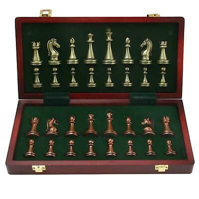 (eBay) International Chess Set with Foldable Wooden Chessboard Kids Board Game Toys Metal Chess Set, Wooden Chess Board, Wood Chess, Wooden Chess, Chess Game, Educational Toys For Kids, Chess Pieces, Chess Set, Wooden Board