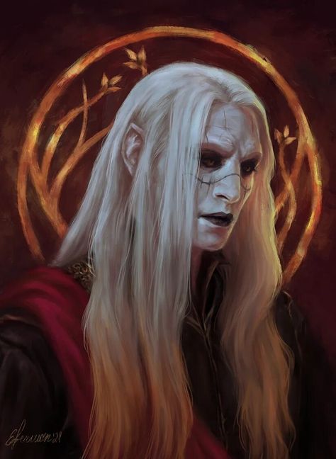 Prince Nuada, Elf King, Elves Fantasy, Fantasy Portraits, Art Style Inspiration, Ethereal Art, Dark Ages, Fantasy Inspiration, Dnd Characters