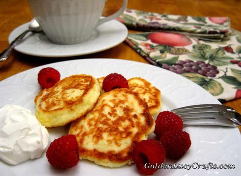 Ukrainian Archives - GoldenLucyCrafts Farmers Cheese Recipes, La Kitchen, Farmer Cheese, Polish Kitchen, Pierogi Recipe, Bruschetta Ingredients, Cheese Pancakes, Farmers Cheese, Applesauce Cake