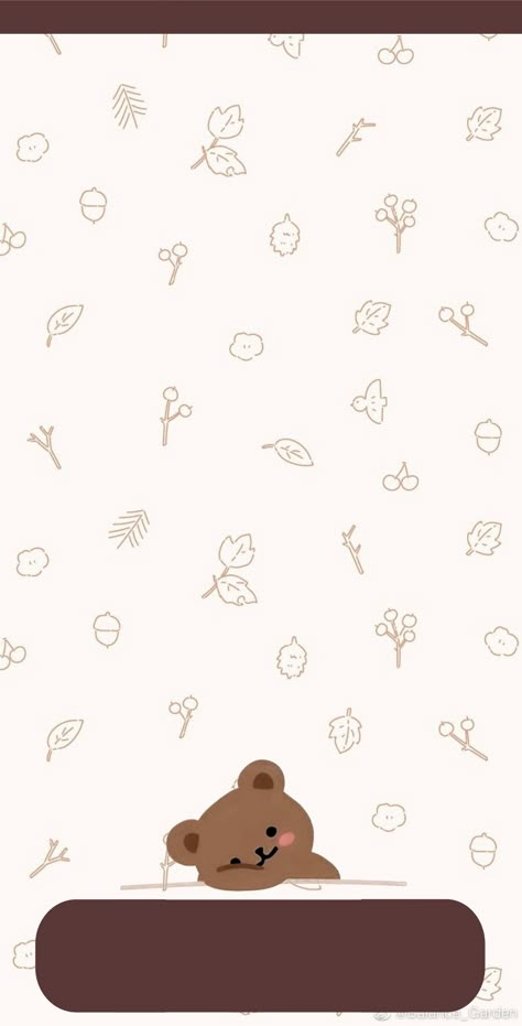 Soft Brown Aesthetic Wallpaper Iphone, Cute Brown Bear Wallpaper, Soft Brown Wallpaper, Soft Brown Aesthetic Wallpaper, Cute Brown Wallpaper, Brown Aesthetic Wallpaper Iphone, Cute Bear Wallpaper, Brown Widget, Fabric Patterns Prints