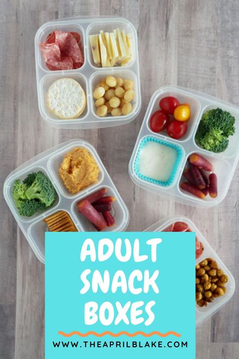 Adult Snack Boxes, Adult Snacks, Snack Boxes Healthy, He Comes Back, Diy Healthy Snacks, Kid Meals, The Best Snacks, Snack Trays, Best Snacks